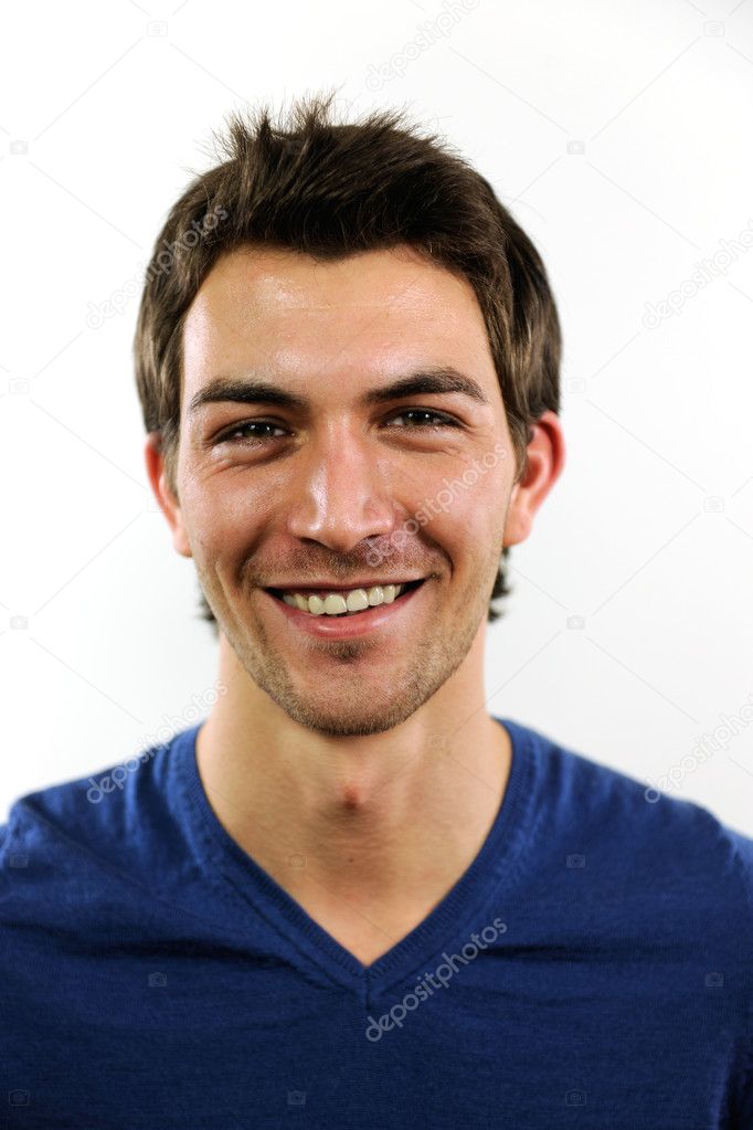 Portrait of a young casual man