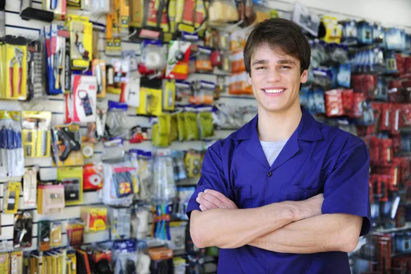 Portrait of the owner of a home improvement stores — Stock Photo, Image