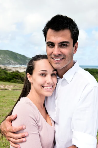 Portrait of a hispanic couple in love — Stock Photo, Image