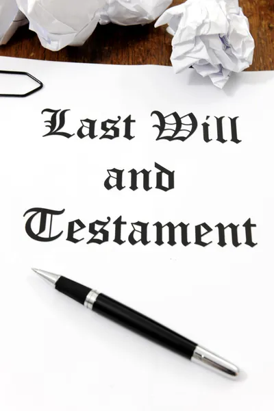 stock image Last Will and Testament