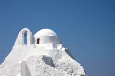 Panagia Paraportiani church, Chora, Mikonos. clipart