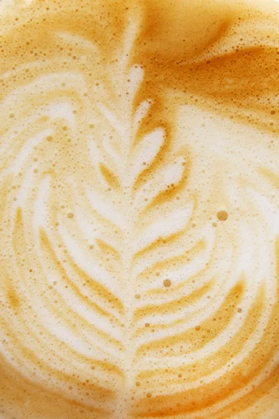 芸術のクリーム装飾コーヒー カップ — ストック写真