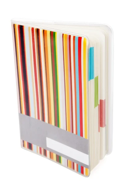 Kolorowy notatnik zamknięte — Zdjęcie stockowe