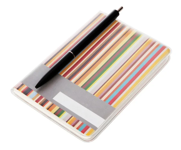 Renkli kapalı not defteri — Stok fotoğraf