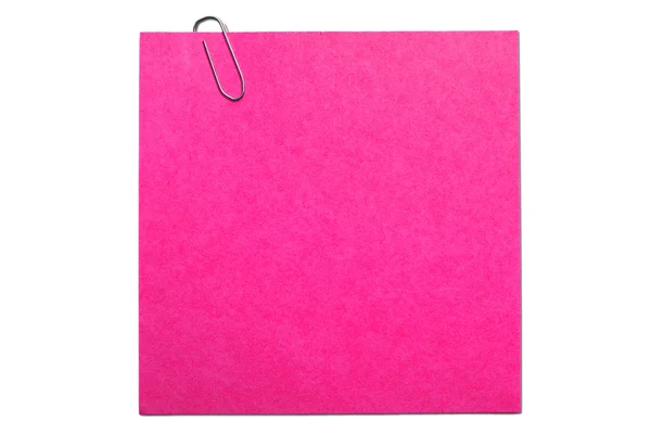 Almofada de notas rosa — Fotografia de Stock