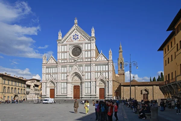 Vista de la Basílica de Santa Croce —  Fotos de Stock