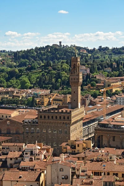 Florence and Palazzo Vecchio — Stock Photo, Image