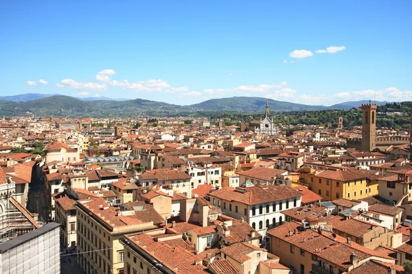 Florence and the Santa Croce — Stock Photo, Image