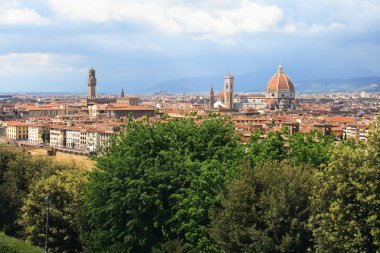 Floransa duomo ve palazzo vecchio ile