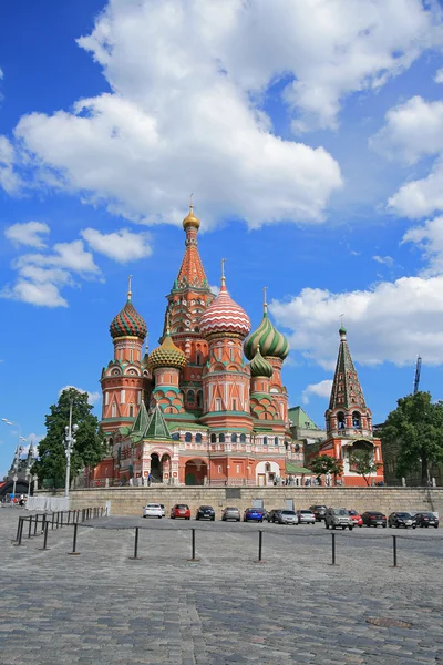 St. Basil's Cathedral at the Red Square — Stock Photo, Image