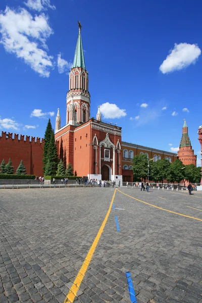 Красная площадь и Московский Кремль — стоковое фото