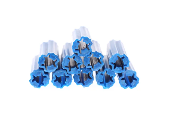 Blue dowels — Stock Photo, Image