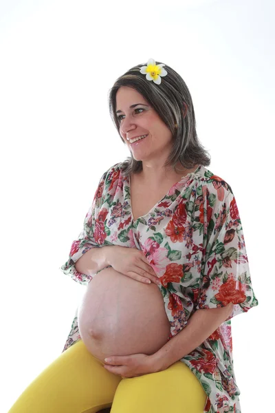 Happy wanita hamil — Stok Foto