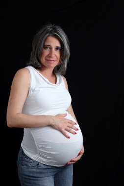 Pregnant woman clipart