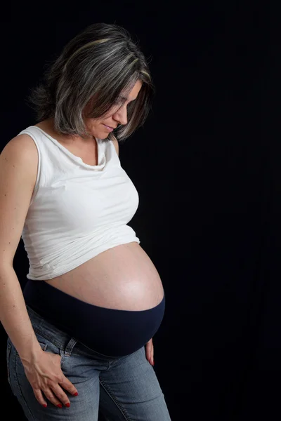 임신 한 여자 — 스톡 사진