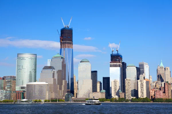 stock image World Financial Center Skyline in Manhattan