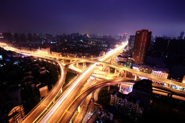 A road junction at Hangzhou clipart