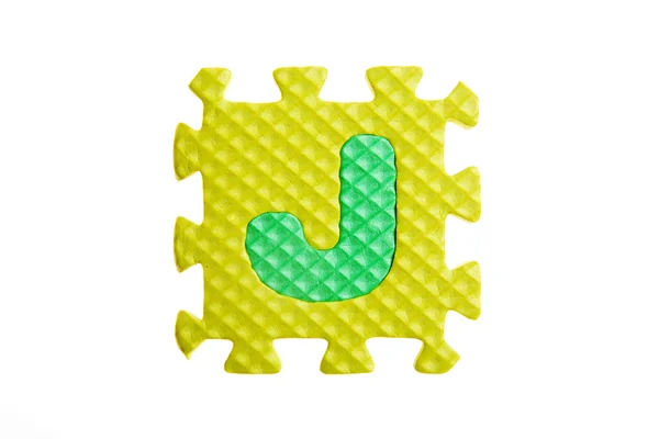 Alfabet puzzel — Stockfoto
