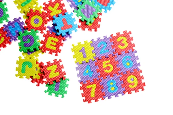 Alfabet puzzel — Stockfoto