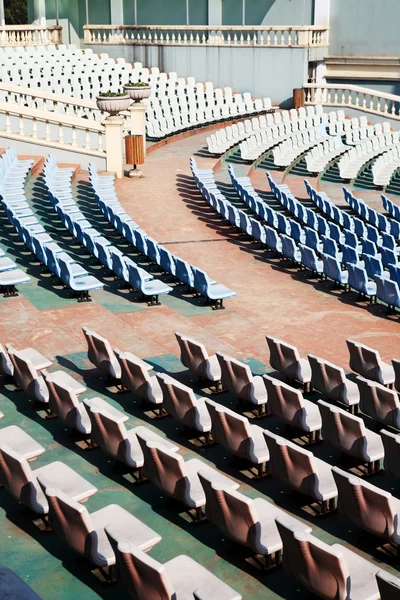 Stadion zitplaatsen — Stockfoto