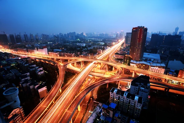 Οδική διασταύρωση στο Hangzhou — Φωτογραφία Αρχείου