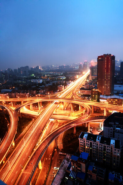 A road junction at Hangzhou