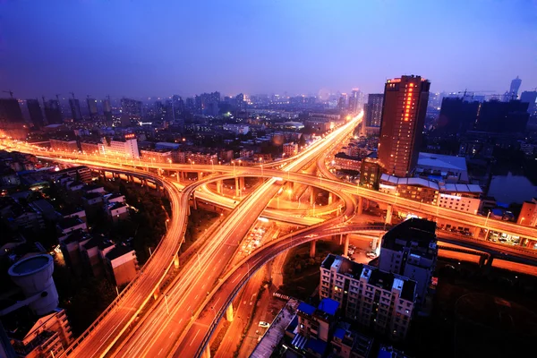 항저우의 도로 교차점 — 스톡 사진