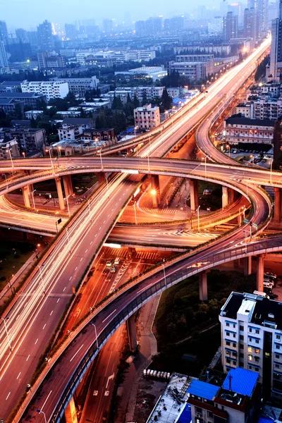 Дорожный узел в Ханчжоу — стоковое фото