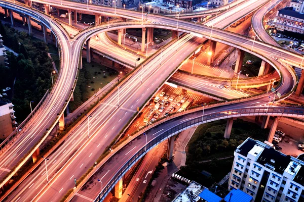 A road junction at Hangzhou — Stock Photo, Image