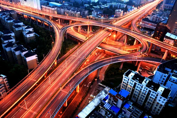 A road junction at Hangzhou — Stock Photo, Image