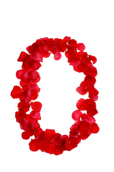 Velmi romantické číslo růží — Stock fotografie