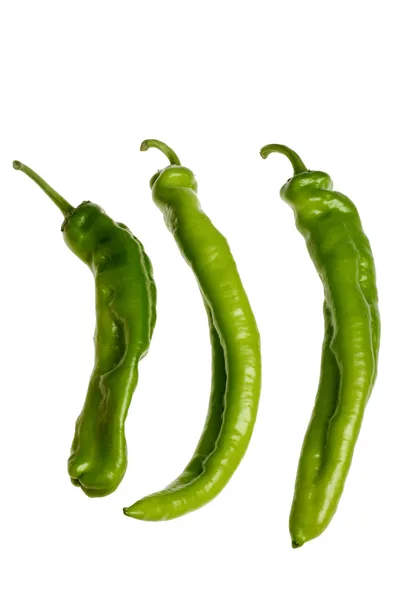 Zielone chilli — Zdjęcie stockowe