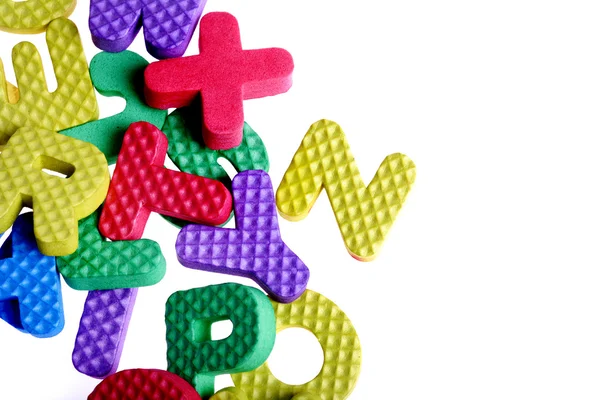 Alfabeto pezzi puzzle — Foto Stock