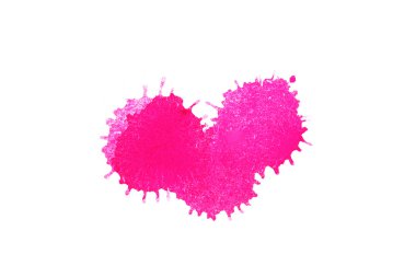 Pink ink blot clipart