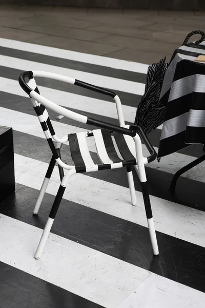Zebra desen sandalyeler — Stok fotoğraf