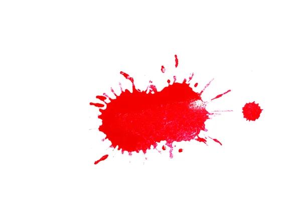Red ink blot — Stock Photo, Image