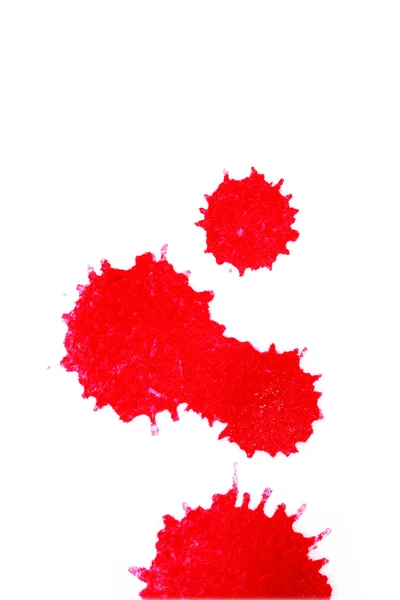 Red ink blot — Stock Photo, Image
