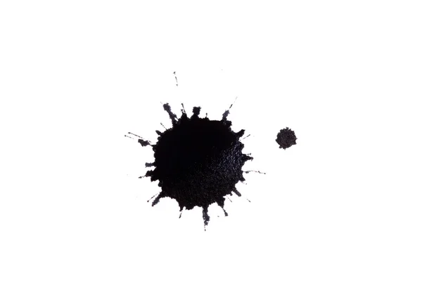 Mancha de tinta negra — Foto de Stock