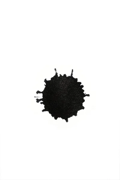 Mancha de tinta preta — Fotografia de Stock