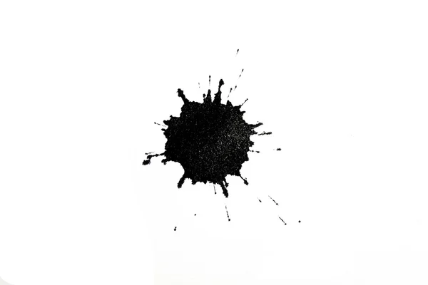 Mancha de tinta negra — Foto de Stock