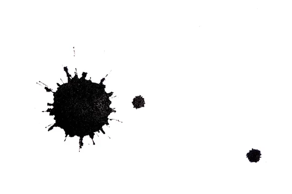 黒のインクのしみ — ストック写真