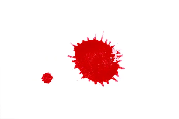 Mancha de tinta roja — Foto de Stock