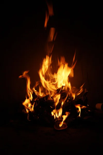 Égő tűz — Stock Fotó