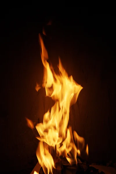 Yanan ateş — Stok fotoğraf