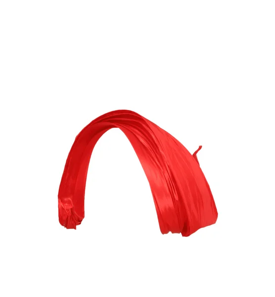 Гладкий элегантный красный атлас — стоковое фото