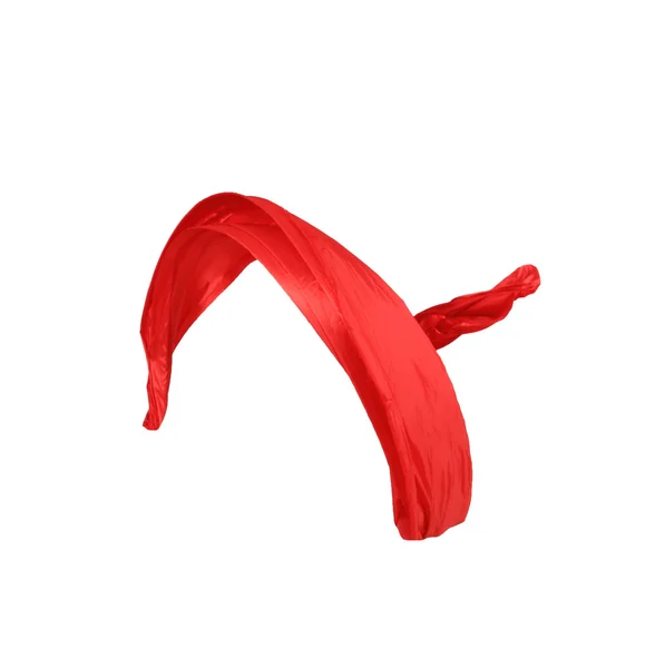 Liso elegante cetim vermelho — Fotografia de Stock