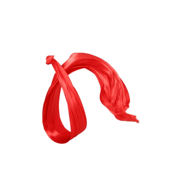 Liso elegante satén rojo — Foto de Stock