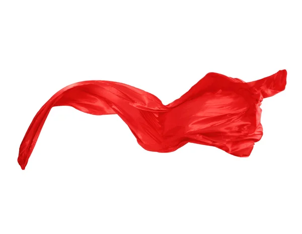 滑らかなエレガントな赤のサテン — ストック写真