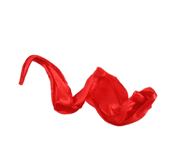 Zarif kırmızı saten yumuşak — Stok fotoğraf