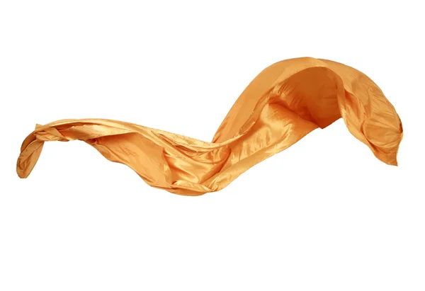 滑らかなエレガントなゴールデン サテン — ストック写真